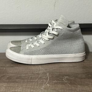Converse Chuck Taylor All-Star Flyknit Hi Women’s Shoes Sneakers Size 9.5 Gray